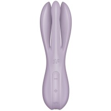 Вибромассажер для клитора и половых губ «Threesome 3», Satisfyer 037134SA, цвет Фиолетовый