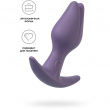 Небольшая анальная пробка для женщин «Bootie Fem», серо-коричневый, 8,5 см, Fun Factory 25601, из материала Силикон, цвет Фиолетовый, длина 8.5 см.
