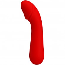 Вибратор с выделенной головкой «Pretty Love», цвет красный, Baile BI-014723-2, длина 15 см.