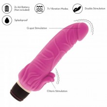       PURRFECT SILICONE CLASSIC 7INCH PINK, Dream Toys 20775,  18 .