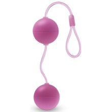 Розовые вагинальные шарики «Bonne Beads», ABS-пластик, Blush Novelties BL-23740, из материала Пластик АБС, цвет Розовый, длина 19 см.