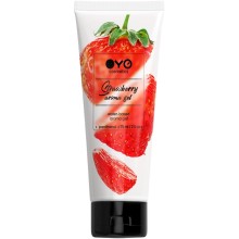 Лубрикант «Aroma Gel Strawberry» на водной основе с ароматом клубники, OYO OYO-STR, 75 мл., со скидкой