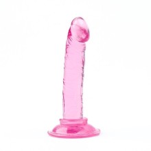 Розовый анальный фаллоимитатор на присоске - 12 см., 9855516, бренд Сима-Ленд, из материала ПВХ, длина 12 см.