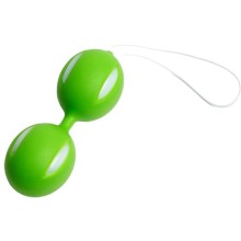 Зеленые вагинальные шарики «Оки-Чпоки», 9916251, из материала ПВХ, цвет Зеленый, длина 10 см.