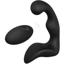 Черный вибромассажер простаты «Remote Booty Pleaser», Dream Toys 21368, из материала Силикон, длина 11 см.