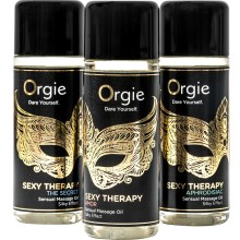 Набор массажных масел «SEXY THERAPY MINI SIZE COLLECTION» 3 X 30ml, Orgie 17137, 90 мл.