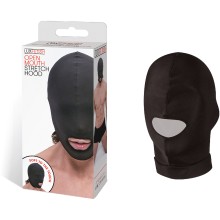 Эластичная маска на голову с прорезью для рта, Lux Fetish LF6007, One Size (Р 42-48)