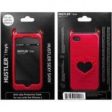 Красный чехол Hustler из силикона для iPhone 4 и 4s, бренд Hustler Toys