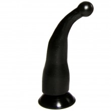 Массажер-стимулятор «точка джага-джага» с присоской, цвет черный, длина 19.5 см, из материала ПВХ, длина 19.5 см.