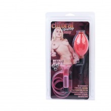 Вибропомпа для клитора с грушей, «Dream toys» 50265, из материала ПВХ, цвет Розовый, диаметр 1.5 см.