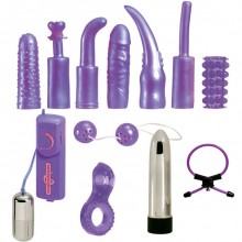 Набор секс-игрушек на все случаи жизни, цвет фиолетовый, Dream Toys 50299, из материала ПВХ