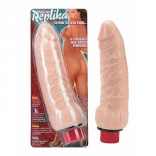 Женский интимный вибратор «Replica», цвет телесный, длина 16 см, Dream Toys 50301, бренд Gopaldas, из материала ПВХ, длина 18.5 см.