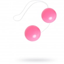 Вагинальные шарики «Vibratone» от компании Gopaldas, цвет розовый, 50484, из материала Пластик АБС, диаметр 3.5 см.