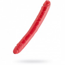 Фаллоимитатор двойной Black&Red, бренд ToyFa, цвет Красный, длина 32 см.
