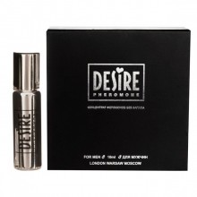 Мужской концентрат феромонов без запаха «Desire», объем 10 мл, Роспарфюм 3041, цвет Черный, 10 мл.