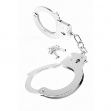 Наручники металлические «Designer Metal Handcuffs», PipeDream PD3801-26, коллекция Fetish Fantasy Series, цвет Серебристый, длина 27.3 см.