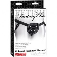 Страпон-трусики Universal Beginners Harness для фаллоимитаторов, цвет черный, PD4560-23, длина 23 см.