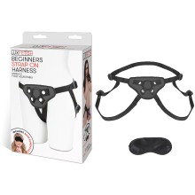      Beginners Strap-On Harness, LF1372-BLK,  Lux Fetish,  4 .