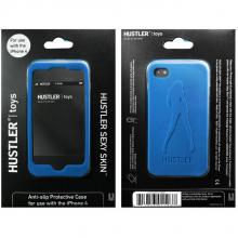 Синий силиконовый чехол Hustler для iPhone 4, 4s, бренд Hustler Toys