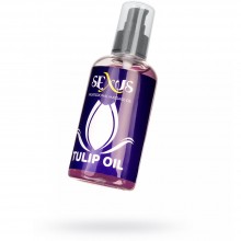 Массажное масло с ароматом тюльпана Tupil Oil 200 мл, бренд Sexus Lubricant, 200 мл.
