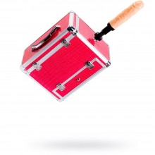 Секс-машина волшебный чемодан «Wiggler», со сменными насадками Vac-U-Lock, ToyFa 907013, бренд MyWorld - DIVA, из материала Металл, цвет Телесный, диаметр 28 см.