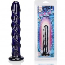 Стимулятор из стекла цвета индиго «Swirl Indigo», Erotic Fantasy EF-T150, бренд EroticFantasy, из материала Стекло, длина 16 см.
