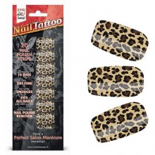 Набор лаковых полосок для ногтей Леопард Nail Foil Ef-nt05