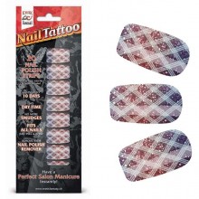 Набор лаковых полосок для ногтей Блестящий градиент Nail Foil Ef-nt06, бренд EroticFantasy