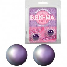 Вагинальные шарики тяжелые «Ben-wa», цвет фиолетовый, диаметр 2 см, 0965-02-CD, бренд Doc Johnson, из материала Пластик АБС, диаметр 2 см.