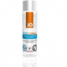 «JO Anal H2O Warming» - анальный лубрикант на водной основе с разогревающим эффектом 120 мл, цвет Прозрачный, 120 мл.