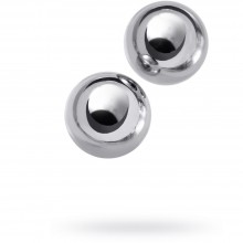 Вагинальные шарики, металлические, диаметр 2,5 см, 715009, бренд ToyFa, цвет Серебристый, диаметр 2.5 см.