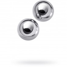 Вагинальные шарики, металлические, диаметр 2,5 см, 52040, бренд ToyFa, цвет Серебристый, диаметр 2.5 см.