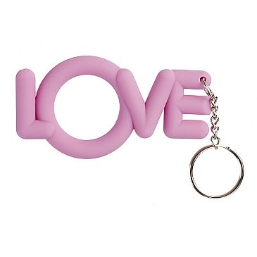 Эрекционное кольцо-брелок «Cockring Love Pink», Shots Media SH-SHT057PNK, длина 11.5 см.