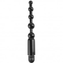 PipeDream «Beginners Power Beads» анальный вибратор-елочка, цвет Черный, длина 12.7 см.