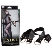 California Exotic «Entice Luxury Tethers» фиксаторы черные, бренд CalExotics, коллекция Entice Accessories, цвет Черный, длина 82 см.