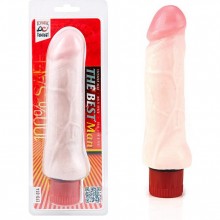 EroticFantasy «The Best Man» - реалистичный вибратор с четкой формой головки, из материала TPR, цвет Телесный, длина 17.5 см.