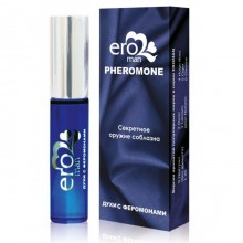 Биоритм Eroman №6 «Chrome» мужские духи с феромонами флакон ролл-он 10 мл, цвет Синий, 10 мл.