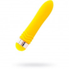 Женский мини вибратор, длина 14 см, цвет желтый, Sexus Funny Five 931008-8, длина 14 см.