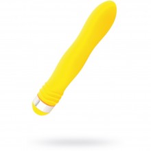 Вибратор для женщин, цвет желтый, длина 18 см, Sexus Funny Five 931007-8, из материала Пластик АБС, длина 18 см.