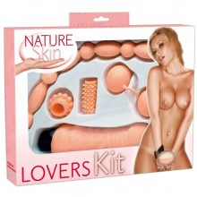 Эротический набор 5 предметов «Nature Skin Lovers Kit», цвет телесный, Orion You 2 Toys 5610880000, длина 28 см.