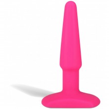 EroticFantasy «Seamless Silicone Butt Plug» анальная пробка из ультрабархатистого силикона, 9 см, цвет Розовый, длина 9 см.