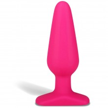EroticFantasy «Seamless Silicone Butt Plug» розовая анальная пробка из ультрабархатистого силикона, 12 см, цвет Розовый, длина 12 см.