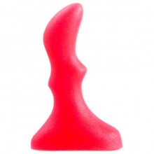 Анальная загнутая пробка «Small Ripple Plug Pink», цвет розовый, Lola Toys 510184lola, бренд Lola Games, длина 10 см.