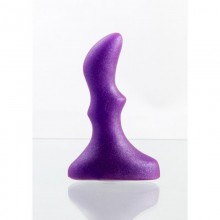 Анальная загнутая пробка «Small Ripple Plug Purple», цвет фиолетовый, Lola Toys 510160lola, длина 10 см.