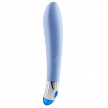 Вибратор женский в подарочной упаковке Mae B «Lovely Vibes Elegant Blue» 10613LV, из материала Силикон, длина 18.5 см.