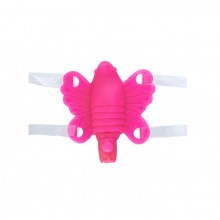 Клиторальный стимулятор на ремешках «Butterfly Baby Hot Pink», Toy Joy 10131TJ