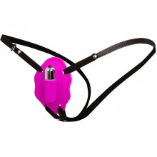 Клиторальный стимулятор-бабочка «Love Rider» с вибрацией, цвет розовый, Baile BI-014153, из материала Силикон, длина 10 см.