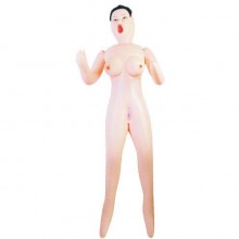 Надувная секс-кукла с открытым ротиком, Baile BM-015025, из материала ПВХ
