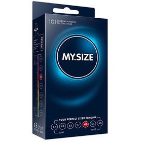 Латексные презервативы My.Size, размер 60, упаковка 10 шт., бренд R&S Consumer Goods GmbH, длина 19.3 см.