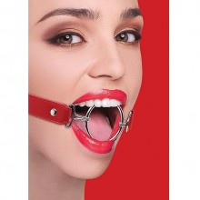 Кляп-расширитель для рта «Ouch Ring Gag XL», цвет красный, SH-OU105RED, бренд Shots Media, диаметр 5 см.
